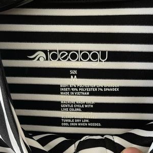 Ideology, size medium. Very comfortable, stripes just don’t suit me.